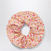 Il Gufo Apricot scrunchie in Liberty fabric