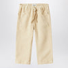 Il Gufo Beige linen trousers