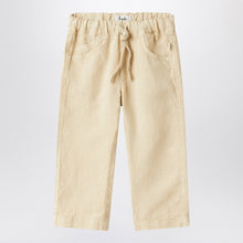  Il Gufo Beige linen trousers