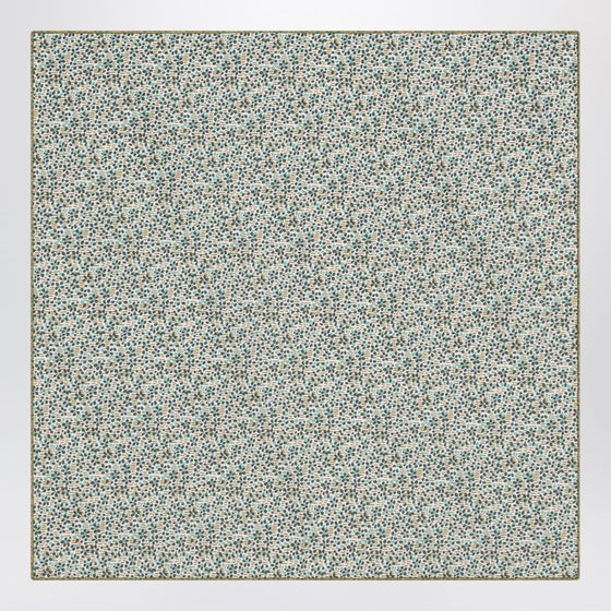 Il Gufo Forest green scarf in Liberty fabric