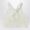 Il Gufo Milk white crochet top