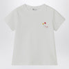 Il Gufo White T-shirt with embroidered logo