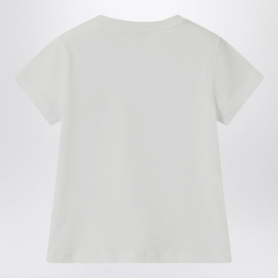 Il Gufo White T-shirt with embroidered logo