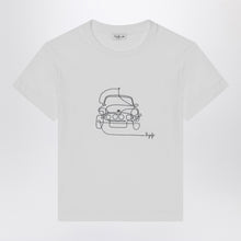  Il Gufo White T-shirt with embroidered logo