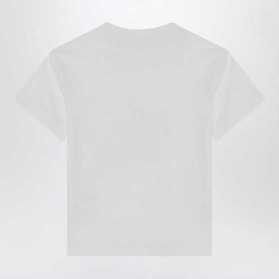 Il Gufo White T-shirt with embroidered logo