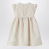 Il Gufo Striped dress with ruffles