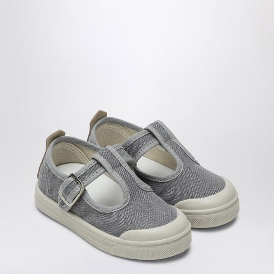 Il Gufo Gray canvas sandal