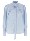 Prada Lavallière Collar Shirt