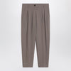 Erika Cavallini Dove-coloured wool-blend trousers