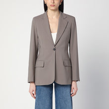  Erika Cavallini Single-breasted jacket in taupe colour