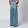 ISABEL MARANT Light blue Lemony wide-leg jeans