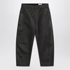 LEMAIRE Shiny brown denim pants