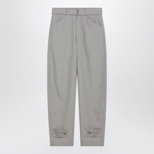  LEMAIRE Taupe trousers with ankle tabs