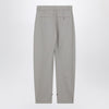 LEMAIRE Taupe trousers with ankle tabs