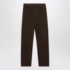 LEMAIRE Brown twill trousers