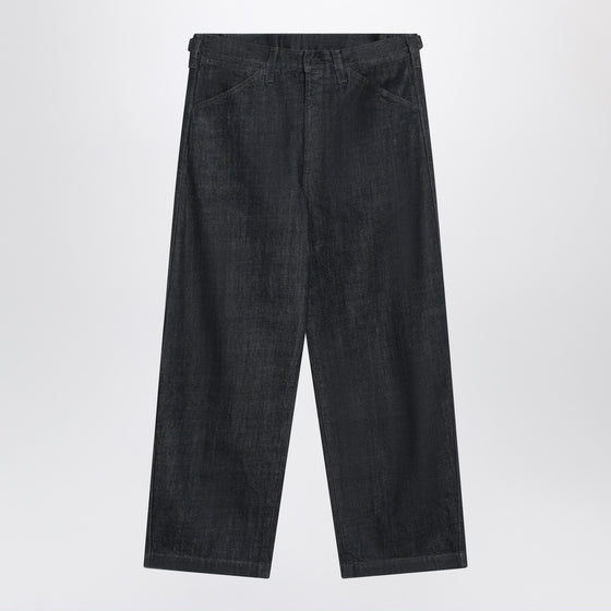 LEMAIRE Indigo blue wide jeans
