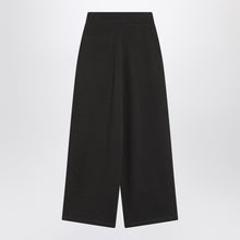  LEMAIRE Wide brown wool-blend trousers