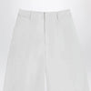 LEMAIRE Rice-white cotton trousers