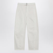  LEMAIRE Cream trousers with belt
