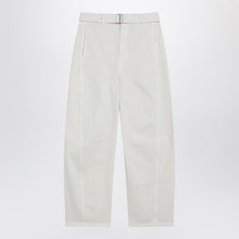  LEMAIRE Cream trousers with belt