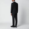 Lardini Black single-breasted wool-blend suit