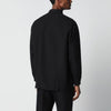 Lardini Black linen-blend shirt