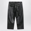 The Frankie Shop Lior capri pants in black lamb leather