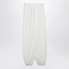 The Frankie Shop Mio semi-sheer balloon trousers in white