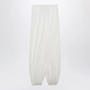 The Frankie Shop Mio semi-sheer balloon trousers in white