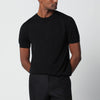 Lardini Black wool-blend knit