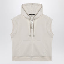  Weekend Max Mara Ivory cotton-fleece gilet