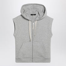  Weekend Max Mara Grey cotton-fleece gilet