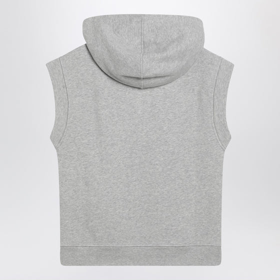 Weekend Max Mara Grey cotton-fleece gilet