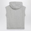 Weekend Max Mara Grey cotton-fleece gilet