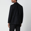 Lardini Black viscose and silk-blend jacket