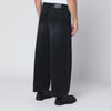 STUDIO NICHOLSON Wide-leg washed black jeans