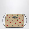 MC2 Saint Barth Raffia Pouch with Cherry Embroidery