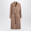 S Max Mara Beige double-breasted wool coat