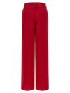 Di.la3 Pari' Red Cadì Pants