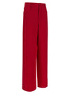 Di.la3 Pari' Red Cadì Pants