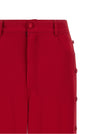 Di.la3 Pari' Red Cadì Pants