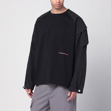  OAMC Peacemaker black cotton sweater