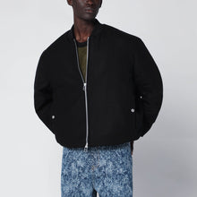  OAMC Black wool-blend bomber