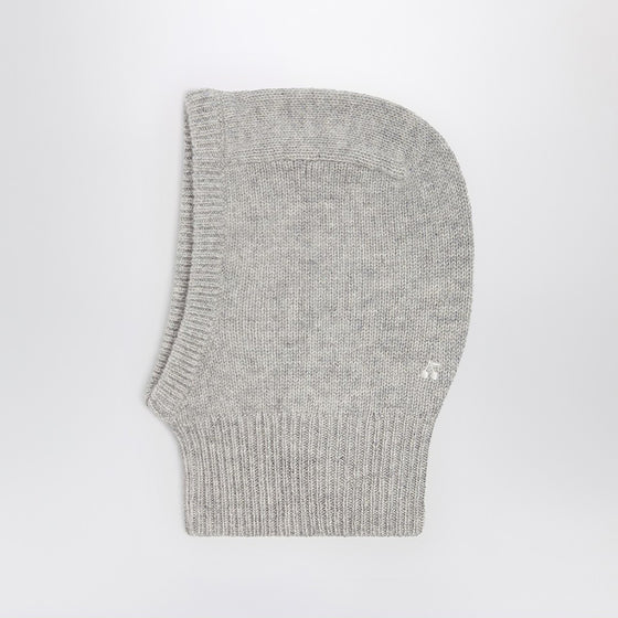 Bonpoint Grey melange cashmere balaclava