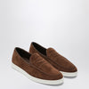 Church''s Brown suede Peebles loafers