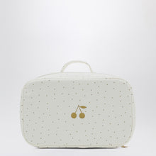  Bonpoint White/gold polka dot mini roof box
