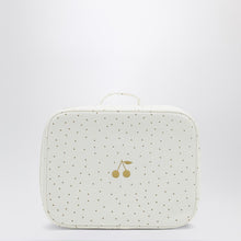  Bonpoint White/gold polka dot small roof box