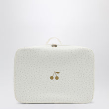  Bonpoint White/gold polka dot roof box