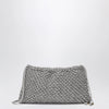 Hibourama Penelope silver jewel bag with crystals