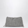Hibourama Penelope silver jewel bag with crystals
